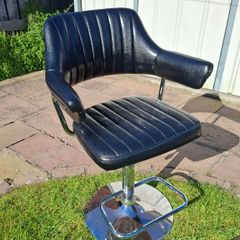 Padded Bar Stool - Black