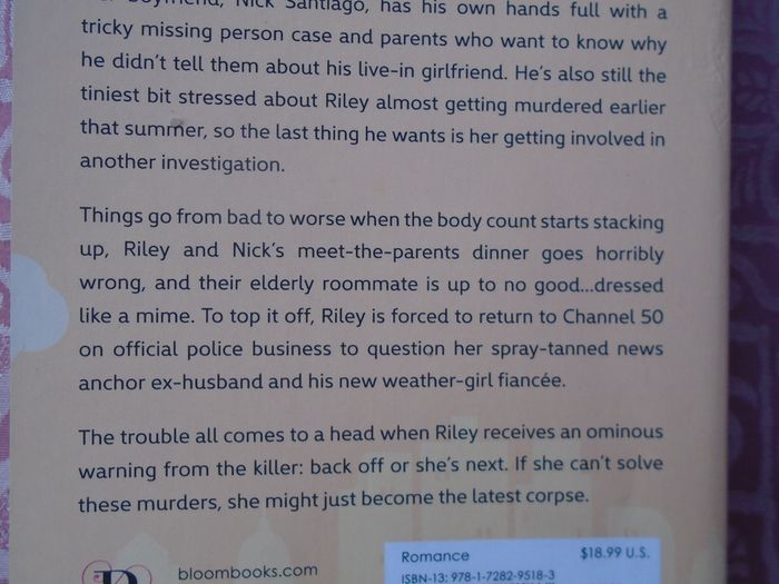 Paperback book, Fiction, Book, The Corpse in the Closet