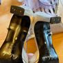 Ladies shoes, fascinator and handbag set Image 5