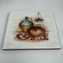 Handmade vintage style tile teapot stand Image 2