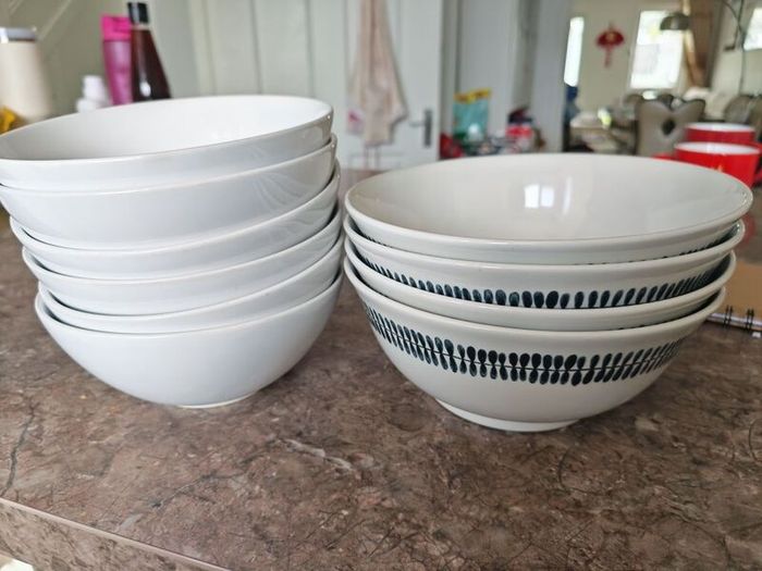 Ikea soup bowls and ramen bowls
