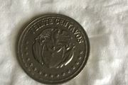 1963 Republic of Colombia Veinte Centavos coin
