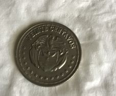 1963 Republic of Colombia Veinte Centavos coin