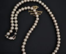 Beautiful Sterling Silver Pearl Necklace