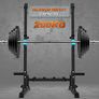 Squat Rack Multi-Function Barbell Rack Height Adjustable Dip Stand Home Gym Weight Lifting Bench Press Dip Station Push up Portable Strength Training Dumbbell Rack Image 7