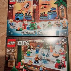 2 lego advent calendars