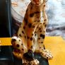 Vintage Ceramic 70's Leopard  Statue Ornament Image 7