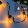 Festoon Lights Outdoor 100FT, G40 LED String Lights Mains Powered with 50+2 Plastic Bulbs,Waterproof Connectable Outdoor String Llights for Garden,Porch, Backyard,Bistro (FREE POSTAGE) Image 5