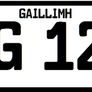 German Style Font On Irl Number Plate Image 2