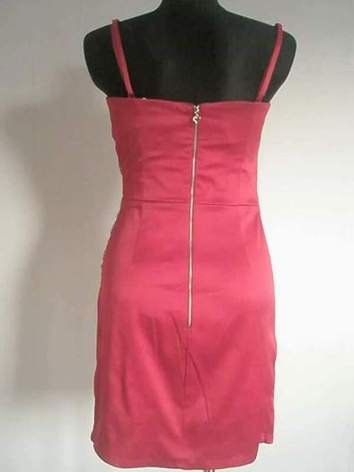 satin look dress with crystals Sizes available s and m