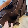Crazy horse leather satchel Image 9