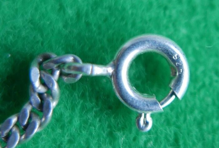 Vintage 925 Sterling Silver Identity Bracelet length 7" - 3,9g