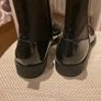 And Other Stories Charcoal - almost Black Shiny - Patent Chelsea Ankle Boots - Size 37 Image 6