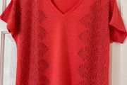 Ladies Orange Embellished Top by Leo&amp;Hugo