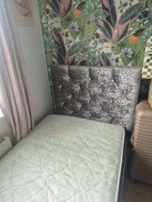Single Bed with Headboard