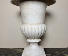 Neoclassical Design Cast Iron Urn
