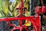 gate hinges drumsna watercolour
