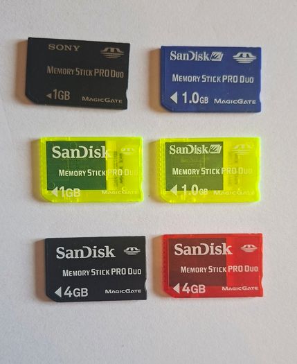 SanDisk Sony Memory Stick Pro Duo Memory Cards For PSP 1000 2000 3000