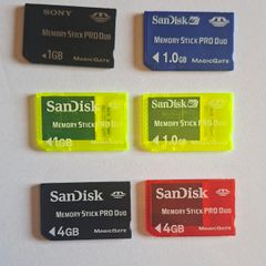 SanDisk Sony Memory Stick Pro Duo Memory Cards For PSP 1000 2000 3000