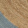 Handmade Rug Jute with Olive Green Border 150 cm Image 2