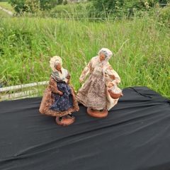 2 santons of provence statues countryside life decor  possible to post