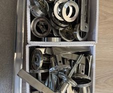 8x chrome internal door handles