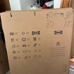 18 Moving boxes - Ikea and Get Cracking