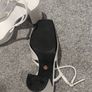 Zara cream block heels size 5 Image 2