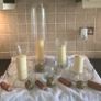 Large Selection Vases/ Candles Glass Holders, Suitable For Home & Wedding Decor Image 3