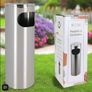 Waste Paper Bin with Ashtray Confortime Metal 20 x 59 cm Image 2
