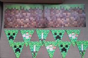 Kids birthday decorations - Minecraft