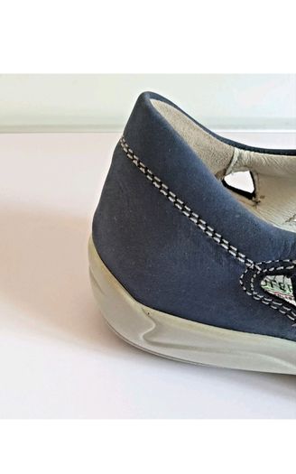 Waldlaufer Hilena Blue Nubuck Leather Wide Fit H Sandals UK3 EU36 BNIB  CAN POST