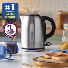 RUSSELL HOBBS Quiet Boil 20460 Jug Kettle Stainless Steel