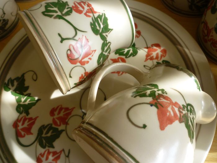 Stoneware Jackson Pottery Coffee tea service 12 pieces. IMMACULATE. CLASSIC STONE WARE