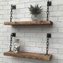 2 Sets of Industrial style shelves Image 2