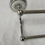 Stainless Steel Vintage Double towel holder Image 3