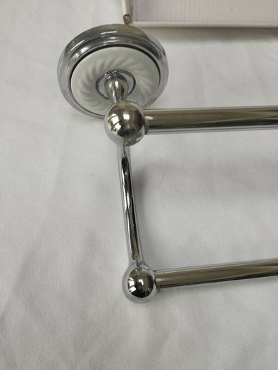 Stainless Steel Vintage Double towel holder