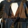 Topshop navy/bronze satin top size 10 Image 4