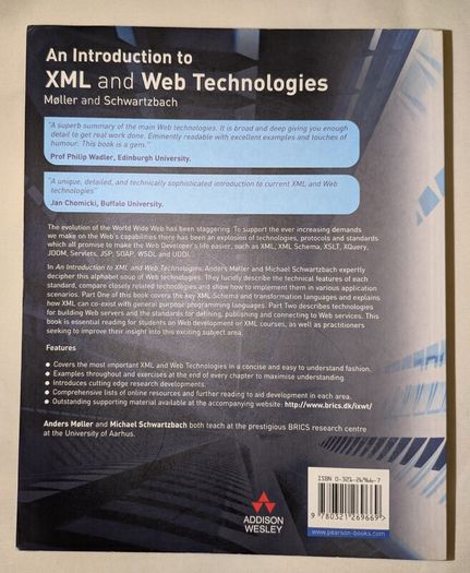 An Introduction to XML and Web Technologies Paperback