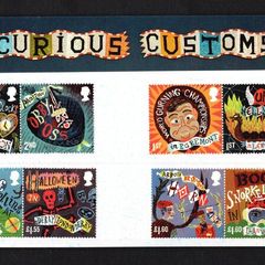 2019 Great Britain Curious Customs Commemorative Stamps Presentation Pack