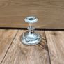 Candlestick holder Silver Plated Zinc Alloy Vintage Image 6