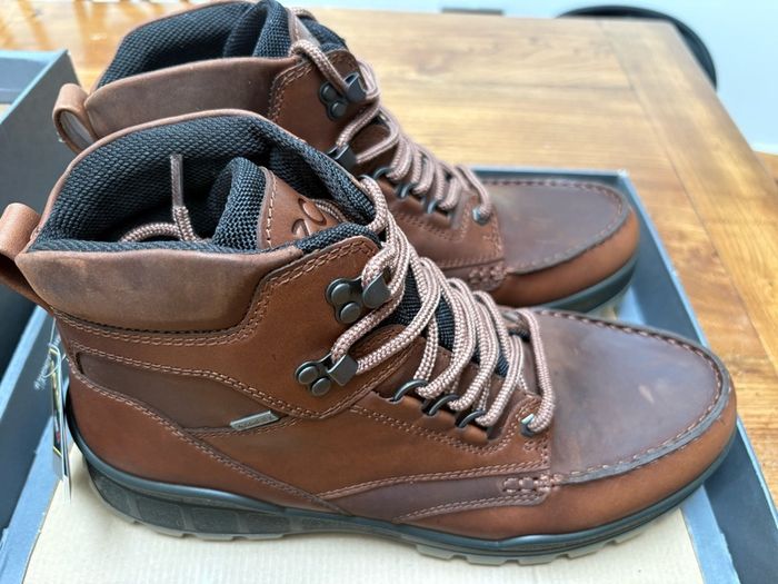 ECCO Track 25 Men's Leather Gore-Tex Mid-Cut Outdoor Boot UK Size 10