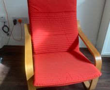IKEA Poang Red