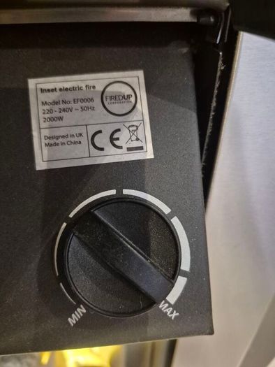free standing electric fireplace