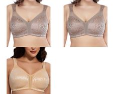 Brand New Women's Full Cup Minimizer Bra Full Cup Non-Wired Plus Size