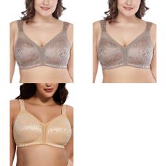 Brand New Women's Full Cup Minimizer Bra Full Cup Non-Wired Plus Size
