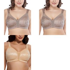 Brand New Women's Full Cup Minimizer Bra Full Cup Non-Wired Plus Size
