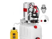BRAND NEW 12V DC Hydraulic Pump Single Acting With 4L Plastic Oil Tank for Dump Trailer Tailgate Car Jak Lift Power Unit