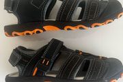 Dunnes Stores Boys Active Sports Sandals Size 1 (Black &amp; Orange)