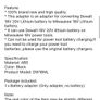 Battery Adapter Converter for DeWalt/Makita 18V/20V Li-Ion Battery Convert To for Milwaukee 18V Li-Ion Battery Image 4